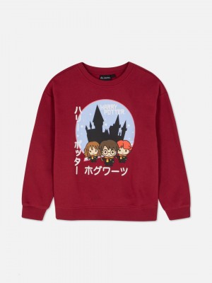 Primark Harry Potter™ Chibi Sweatshirt Meisjes Bordeaux | Nederland 76832-NCEH