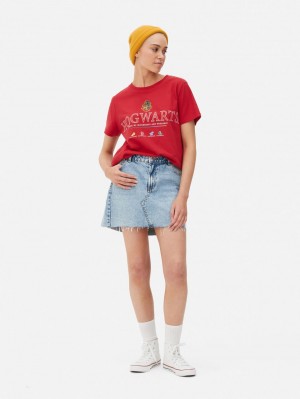 Primark Harry Potter™ Hogwarts House T-shirts Dames Bordeaux | Nederland 02974-MRBS
