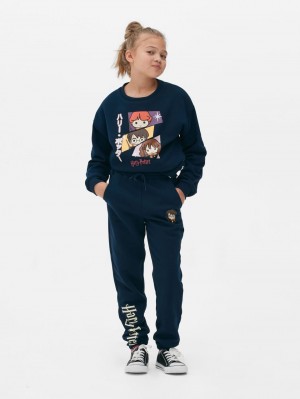 Primark Harry Potter™ Printed Joggingbroeken Meisjes Donkerblauw | Nederland 23648-SKIU