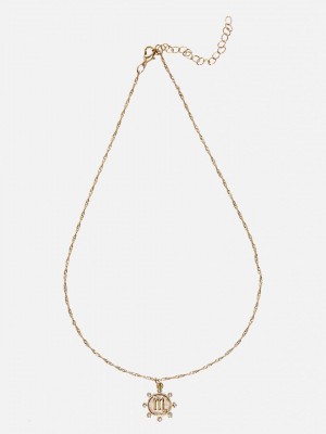 Primark Horoscope Pendant Necklace Kettingen Dames Bordeaux | Nederland 98015-SGEK