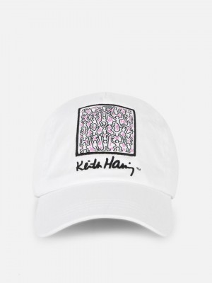 Primark Keith Haring Baseball Caps Dames Wit | Nederland 85023-UVJY