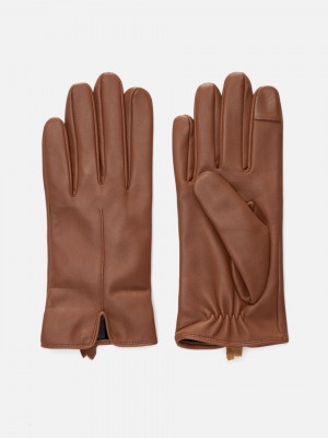 Primark Klassieke Leren Handschoenen Dames Bruin | Nederland 74290-LRIA