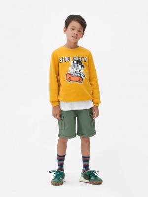 Primark Klassieke Sweatshirt Jongens Mosterdgeel | Nederland 03945-AEHD