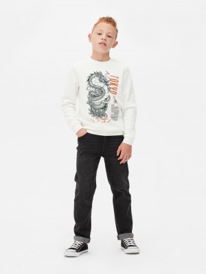 Primark Klassieke Sweatshirt Jongens Wit | Nederland 80476-UYSJ