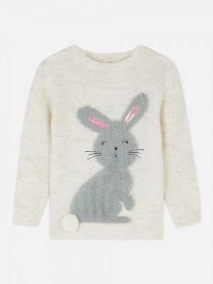 Primark Knit Bunny Truien Meisjes Beige | Nederland 56217-UILP