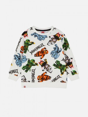 Primark Lego Ninjago Print Sweatshirt Jongens Wit | Nederland 87135-FUXB