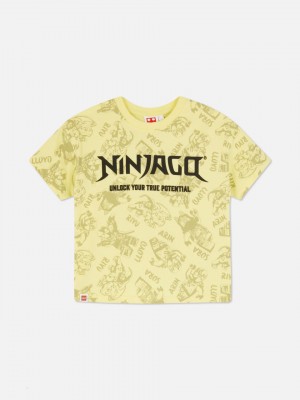 Primark Lego Ninjago Printed T-shirts Jongens Geel | Nederland 83194-MWRH