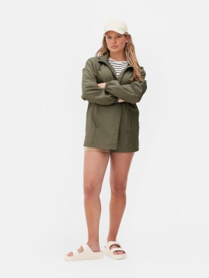 Primark Lichtgewicht Met Capuchon Parka Jas Dames Groen | Nederland 06491-VCQD