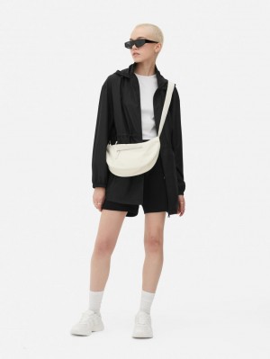 Primark Lichtgewicht Met Capuchon Parka Jas Dames Zwart | Nederland 35890-GBET