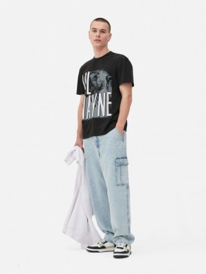 Primark Lil Wayne Grafische T-shirts Heren Zwart | Nederland 96824-BFES