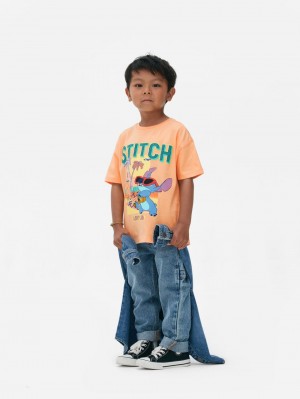 Primark Lilo & Stitch Aloha T-shirts Jongens Oranje | Nederland 13290-BYET