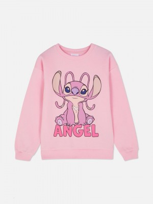 Primark Lilo & Stitch Angel Sweatshirt Meisjes Roze | Nederland 65132-THES