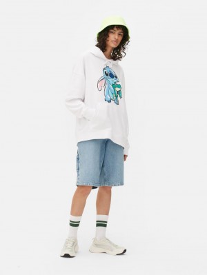 Primark Lilo & Stitch Oversized Hoodie Dames Wit | Nederland 18724-VCXT