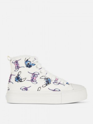 Primark Lilo and Stitch Fluffy Gevoerde High Tops Sneakers Dames Gekleurd | Nederland 34529-FLOJ
