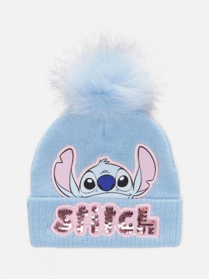 Primark Lilo and Stitch Pompom Muts Meisjes Blauw | Nederland 10652-LNEX