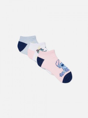 Primark Lilo and Stitch Sneaker Sokken Dames Blauw | Nederland 13862-EVFK