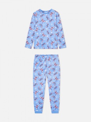 Primark Lilo and Stitch Soft Touch Pyjama Meisjes Blauw | Nederland 87569-JLSH