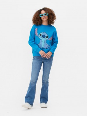 Primark Lilo and Stitch Sweatshirt Dames Blauw | Nederland 86901-RVOI