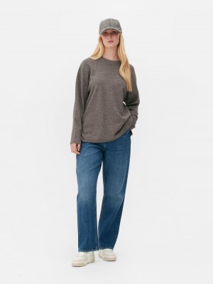 Primark Loose Fit Truien Dames Grijs | Nederland 41086-BLGS