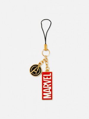 Primark Marvel Avengers Phone Charm Tech Dames Goud | Nederland 89263-XLFQ