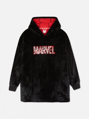 Primark Marvel Fleece Hoodie Heren Zwart | Nederland 35194-OUTE