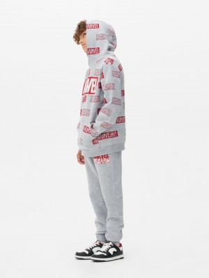 Primark Marvel Logo Hoodie Jongens Grijs | Nederland 82936-TJSM