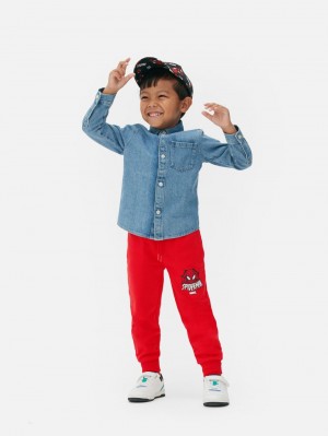 Primark Marvel Spider-Man Print Joggingbroeken Jongens Rood | Nederland 28790-BFOK