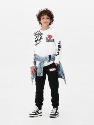 Primark Marvel Spider-Man Sweatshirt Jongens Wit | Nederland 60753-FOIG