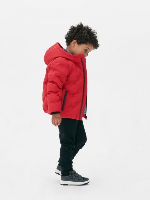 Primark Met Capuchon Puffer Jas Jongens Rood | Nederland 21730-LRDV