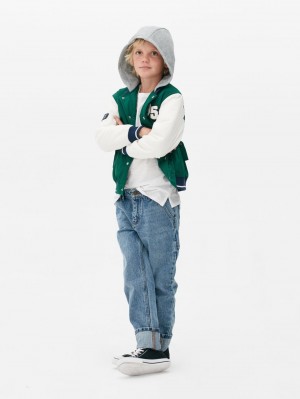 Primark Met Capuchon Varsity Jas Jongens Groen | Nederland 69510-LYNI