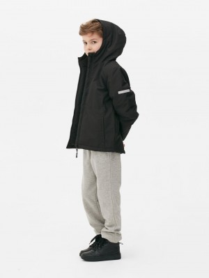 Primark Met Capuchon Windbreaker Jas Jongens Zwart | Nederland 54167-NTDR