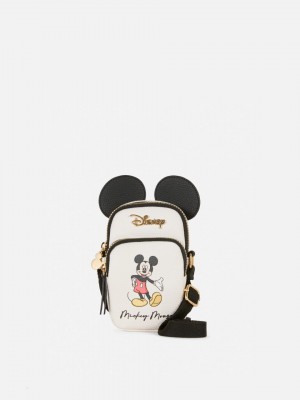 Primark Mickey Mouse Double Pouch Purse Portefeuille Dames Wit | Nederland 97134-XHTP