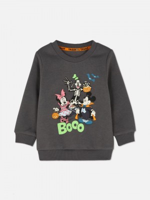 Primark Mickey Mouse & Friends Halloween Sweatshirt Jongens Grijs | Nederland 85397-SAMV