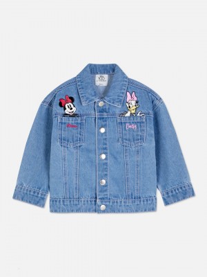 Primark Minnie Mouse & Friends Double Pouch Denim Jas Meisjes Blauw | Nederland 46298-NFQS