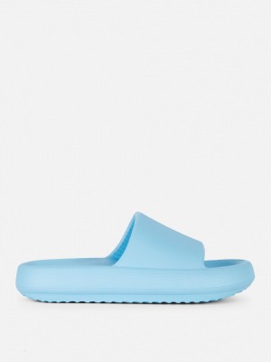 Primark Molded Badeslippers Dames Blauw | Nederland 36729-RNCP