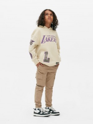 Primark NBA Los Angeles Lakers Patchwork Hoodie Jongens Grijs | Nederland 13905-OTKU