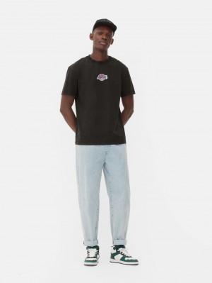 Primark NBA Los Angeles Lakers Washed T-shirts Heren Grijs | Nederland 34269-BKGU