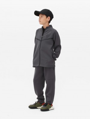 Primark NYC Funnel Neck Track Top Jas Jongens Grijs | Nederland 91653-RWGZ