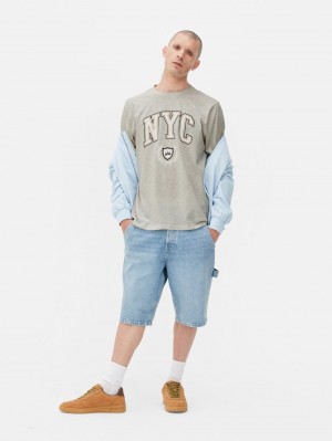 Primark NYC Sailing T-shirts Heren Wit | Nederland 51680-MBEG