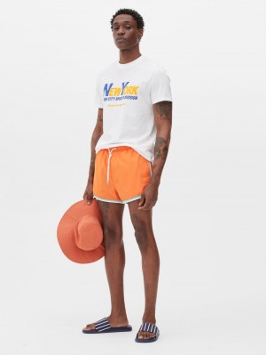 Primark New York Printed T-shirts Heren Wit | Nederland 13902-LURE