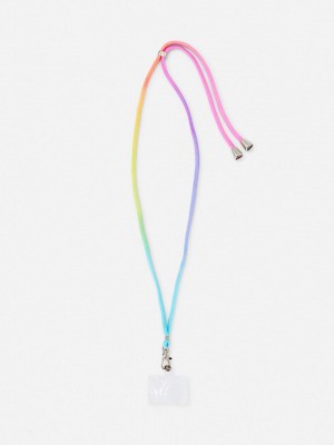 Primark Ombré Rainbow Lanyard Tech Dames Gekleurd | Nederland 71256-EUIO