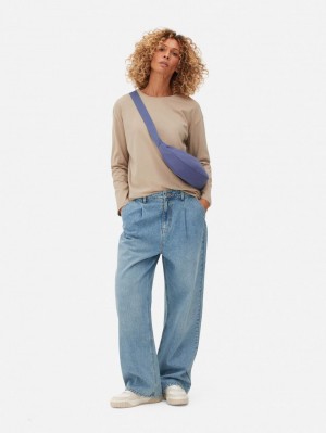 Primark Oversized Long Sleeve T-shirts Dames Bruin | Nederland 52084-SXEZ