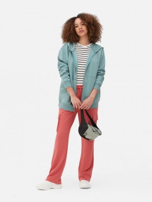 Primark Oversized Zip-Up Hoodie Dames Groen | Nederland 54290-PMUR