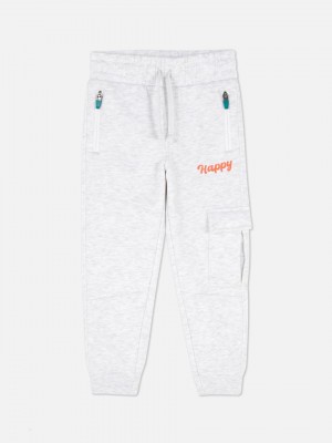 Primark Paneled Cargo Joggingbroeken Jongens Grijs | Nederland 48196-COKY