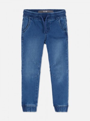 Primark Panelled Denim Joggingbroeken Jongens Indigo | Nederland 80692-KNZS