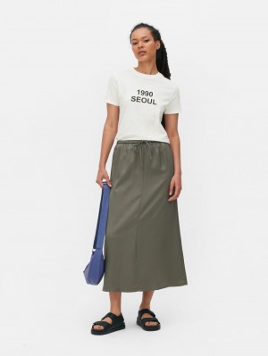 Primark Pattern Crew T-shirts Dames Room | Nederland 51203-ZTLI