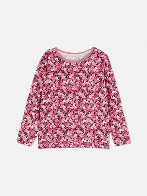 Primark Patterned Long Sleeve Topjes Meisjes Bordeaux | Nederland 98741-WUFE