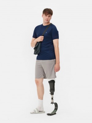 Primark Performance Crew Neck T-shirts Heren Donkerblauw | Nederland 54012-LHGF