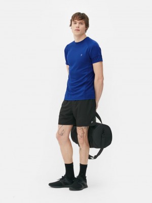 Primark Performance Crew Neck T-shirts Heren Diepblauw | Nederland 95746-IEPB