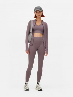 Primark Performance Zip-Up Jas Dames Lichtpaars | Nederland 39520-SUXO